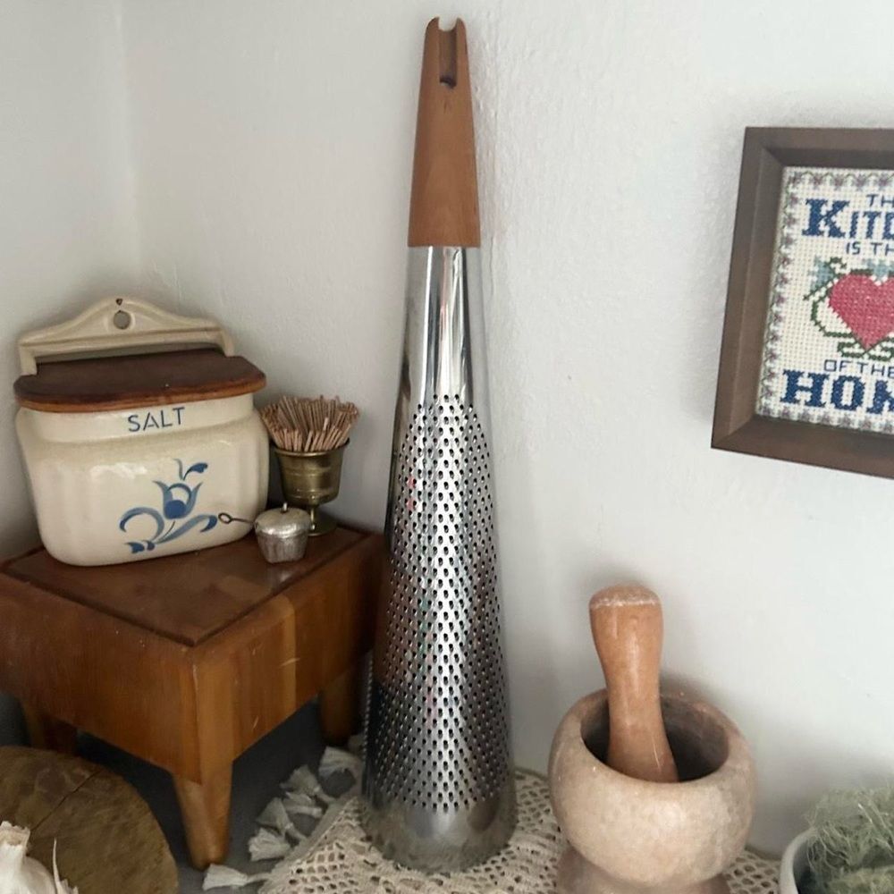 Vintage Alessi Richard Sapper Todo Giant Cheese Grater